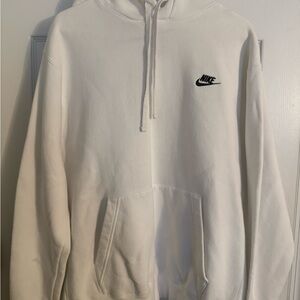 Nike White Pullover Hoodie